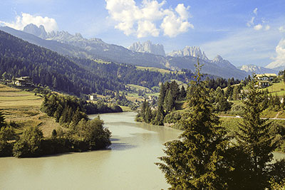 Italien, Trentino-Südtirol, Dolomiten,Fassa Tal, Rundfahrt im  Fassa Tal