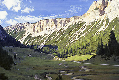 Italien, Trentino-Südtirol, Dolomiten,Fanes-Sennes-Prags, Wanderung zur Senneshütte