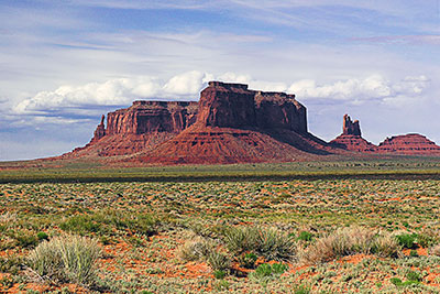 USA, Utah, Colorado Plateau,Monument Valley, Sandsteinformationen im Monument Valley