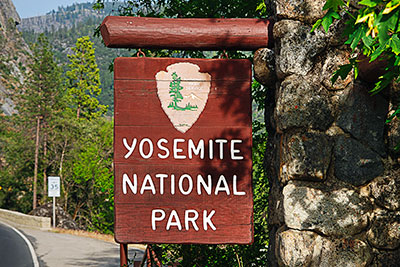 USA, Kalifornien, Sierra Nevada,Yosemite National Park, Eingang Yosemite National Park