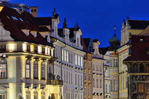 Tschechien, Unbekannt, Prag und Umgebung, Prachtvolle Fassaden am Altstädter Ring