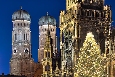 Reiseblog Deutschland, Städtereise München, Abendspaziergang durch die Münchner Altstadt zur Blauen Stunde