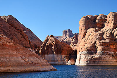 USA, Utah, Colorado Plateau,Lake Powell, Bootsfahrt durch den Forbidden Canyon zur Rainbow Bridge