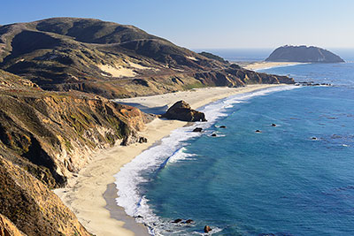Fotogalerie USA, Kalifornien, Pazifikküste, Meeresbucht nördlich vom Point Sur