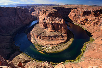 USA, Arizona, Colorado Plateau,Glen Canyon, Der Colorado River am Horseshoe Bend