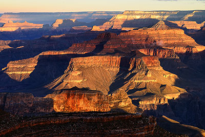 Fotogalerie USA, Arizona, Colorado Plateau,Grand Canyon National Park, Sonnenaufgang am Yavapai Point