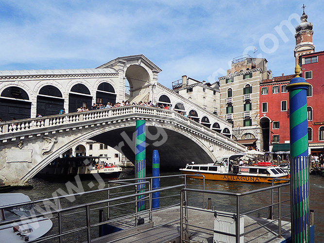 Italien, Veneto, Golf von Venedig, Die Rialto Brücke