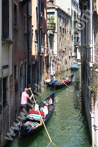 Italien, Veneto, Golf von Venedig, Kanal in Venedig