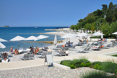 Kroatien, Istrien, Istrien, Mulini Beach beim Hotel &quot;Eden&quot;