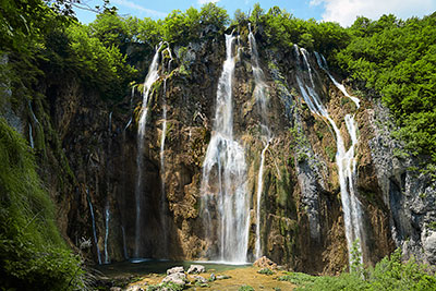 Kroatien, Mittelkroatien, Mittelkroatien, Am großen Wasserfall Veliki Slap