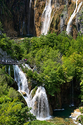 Kroatien, Mittelkroatien, Mittelkroatien, Die Wasserfälle Veliki Slap und Sastavci