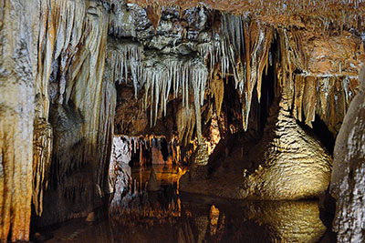 Kroatien, Istrien, Istrien, In der Tropfsteinhöhle Baredine Grotte