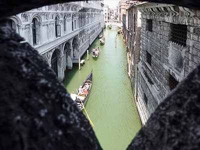 Italien, Veneto, Golf von Venedig, Blick von der Seufzerbrücke