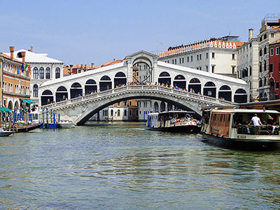 Italien, Veneto, Golf von Venedig, Die Rialto-Brücke