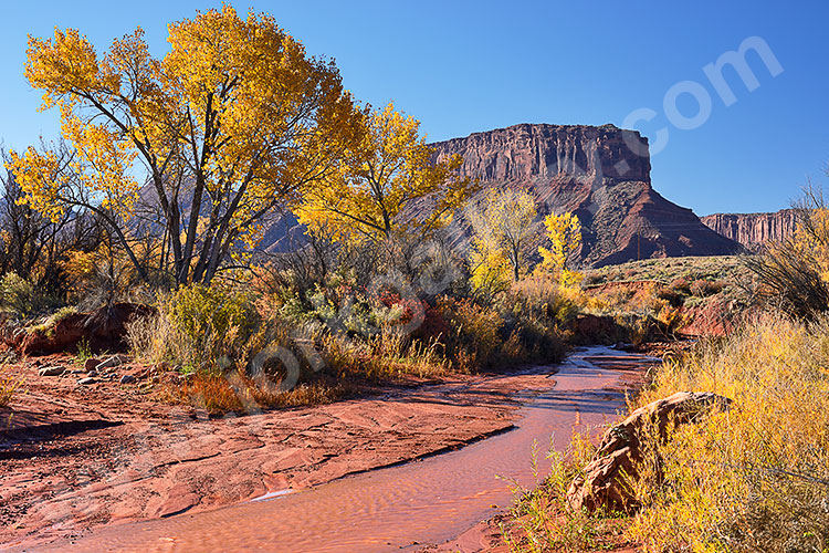 USA, Utah, Colorado Plateau,Castle Valley, Herbststimmung am Scenic Byway 128