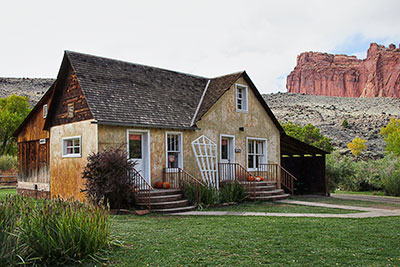 USA, Utah, Colorado Plateau,Capitol Reef National Park, Gifford House Museum and Store