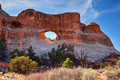 USA, Utah, Colorado Plateau,Arches National Park, Tunnel Arch