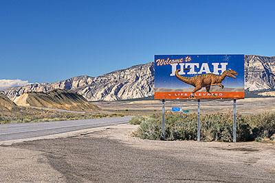 USA, Colorado, Colorado Plateau,Dinosaur National Monument, Auf dem Hwy 40 an der Grenze zu Utah