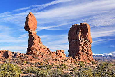 USA, Utah, Colorado Plateau,Arches National Park, Balanced Rock