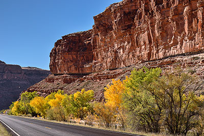 USA, Utah, Colorado Plateau,Grand County, Herbststimmung am Scenic Byway 279