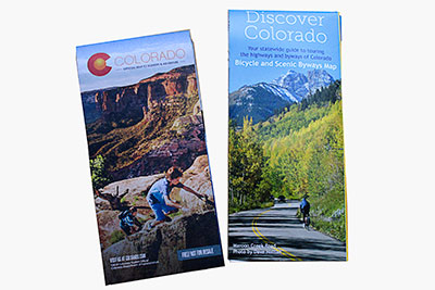 , , , Kostenlose Autokarten des Colorado Tourism Office sowie des Colorado Department of Transportation