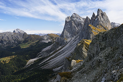 Italien, Trentino-Südtirol, Dolomiten,Grödner Tal, Westliche Ausläufer der Geislergruppe auf der Seceda