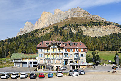 Italien, Trentino-Südtirol, Dolomiten,Schlern-Rosengarten, Karerpass am Rosengarten