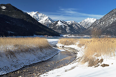 Reiseblog, Österreich, Winterfotos am Achensee in Tirol, Winterausflug zum Achensee östlich des Karwendelgebirges