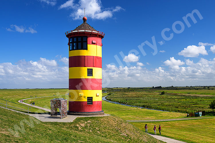 Deutschland, Niedersachsen, Nordseeküste,Ostfriesland, Pilsumer Leuchtturm