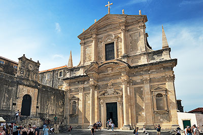 Kroatien, Dubrovnik-Neretva, Dalmatien,Süddalmatien, Die Kirche des Heiligen Ignatius, auch als Jesuitenkirche bekannt