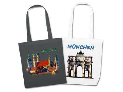 Accessoires mit Motiven aus Deutschland, Thema "Bayerische Landes­hauptstadt München"