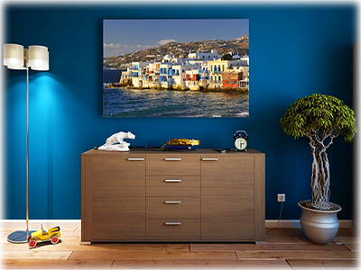 Fotoabzüge, Poster, Wandbilder, Insel Mykonos im Ägäischen Meer