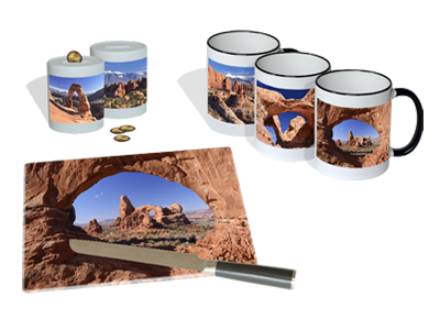Fotogeschenke, Souvenirs, Arches Nationalpark in Utah