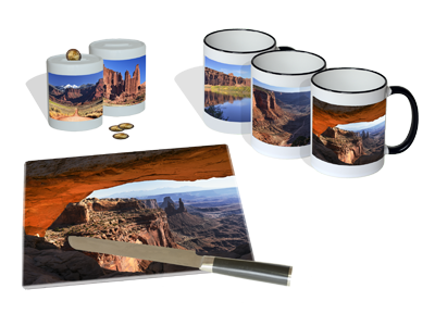 Fotogeschenke, Souvenirs, Canyonlands Nationalpark und Castle Valley in Utah