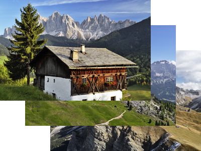 Screen saver Italy, subject "Dolomites in South Tyrol"