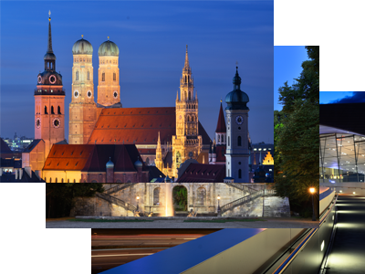 Bildschirmschoner Deutschland, Thema "Abendstimmung in der Altstadt von München"