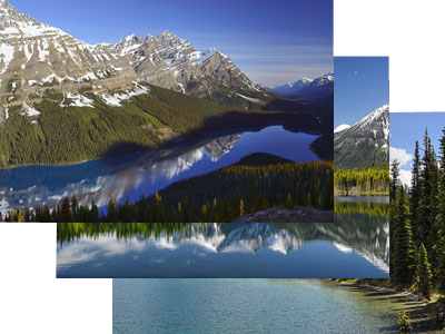 Bildschirmschoner Kanada, Thema "Kanadische Rocky Mountains"