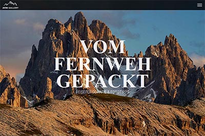 Blog, Unsere Website erhält auf der Home-Seite als neues Banner ein Foto aus den Dolomiten